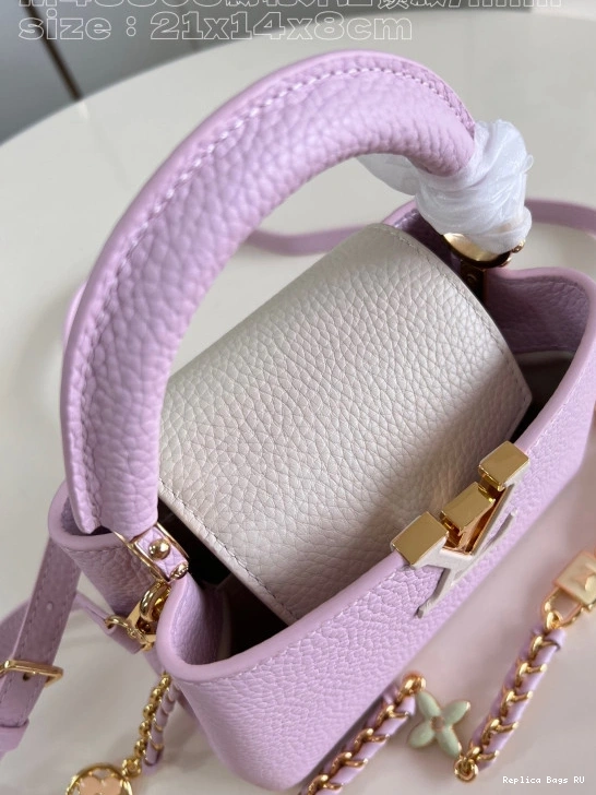 Affordable CAPUCINES LOUIS MINI-21*14*8CM VUITTON 0712